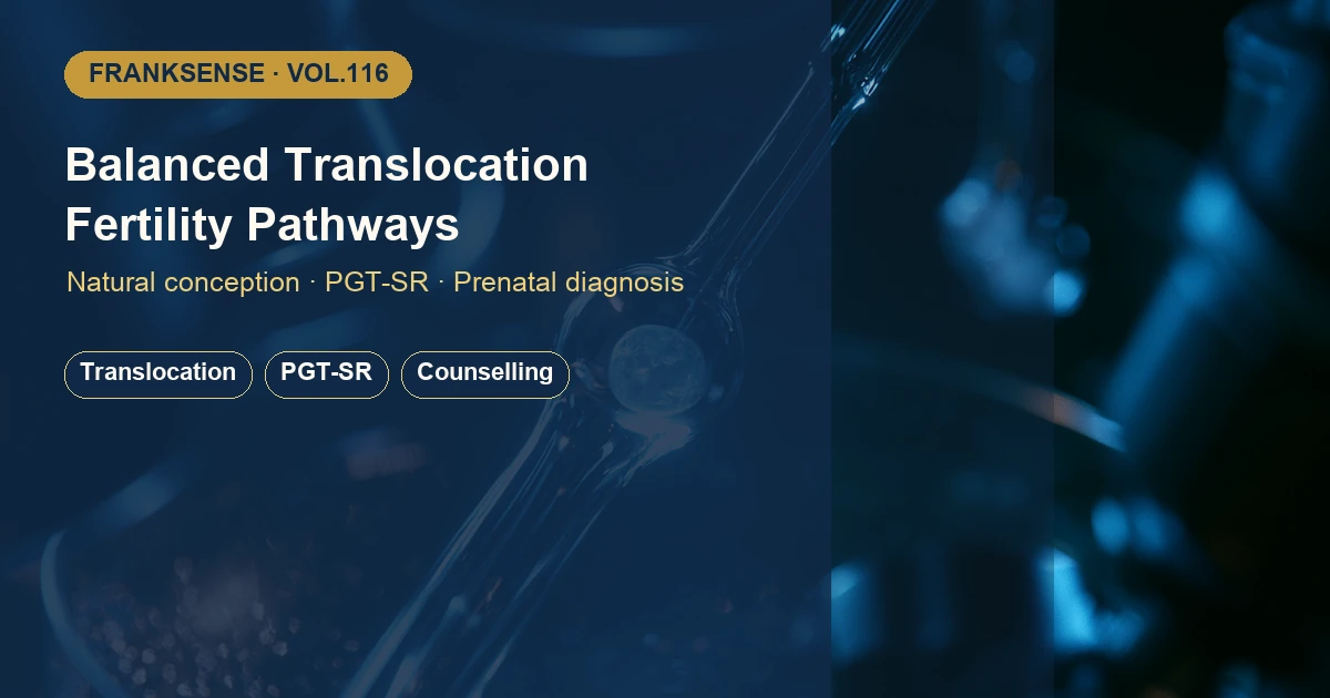 Balanced Translocation: Natural Conception or PGT-SR?