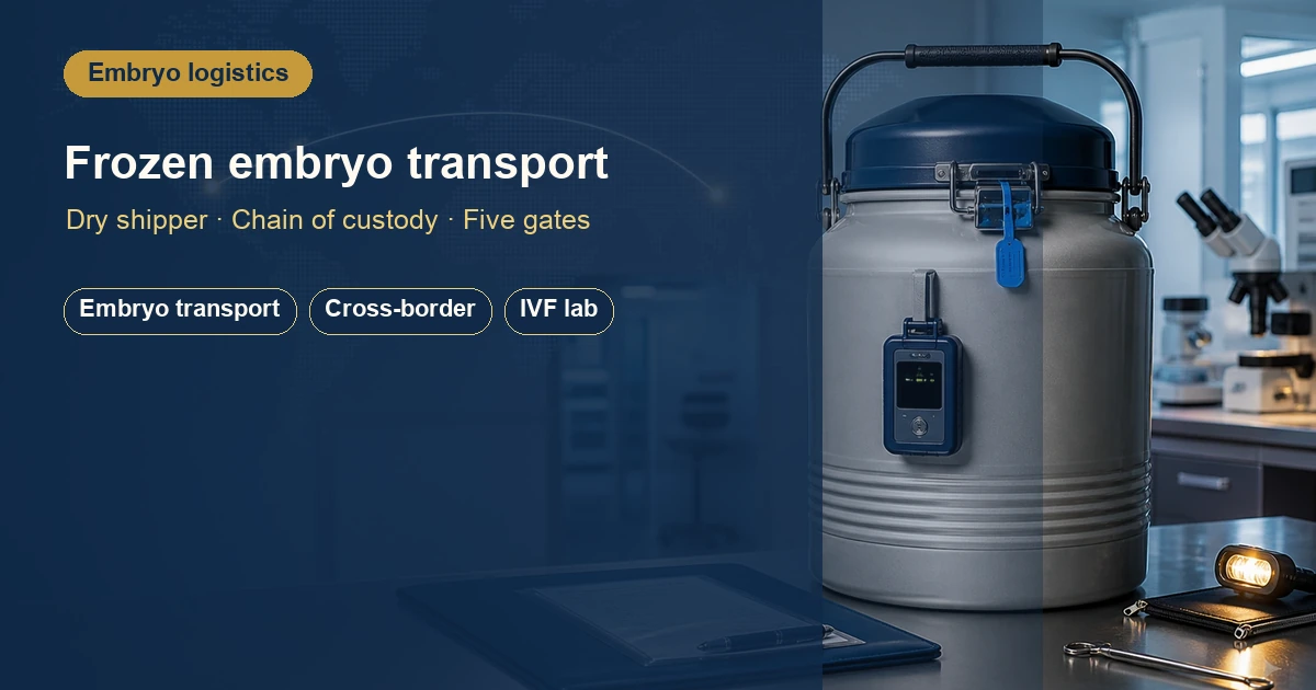 Frozen Embryo Transport Between Clinics and Across Borders