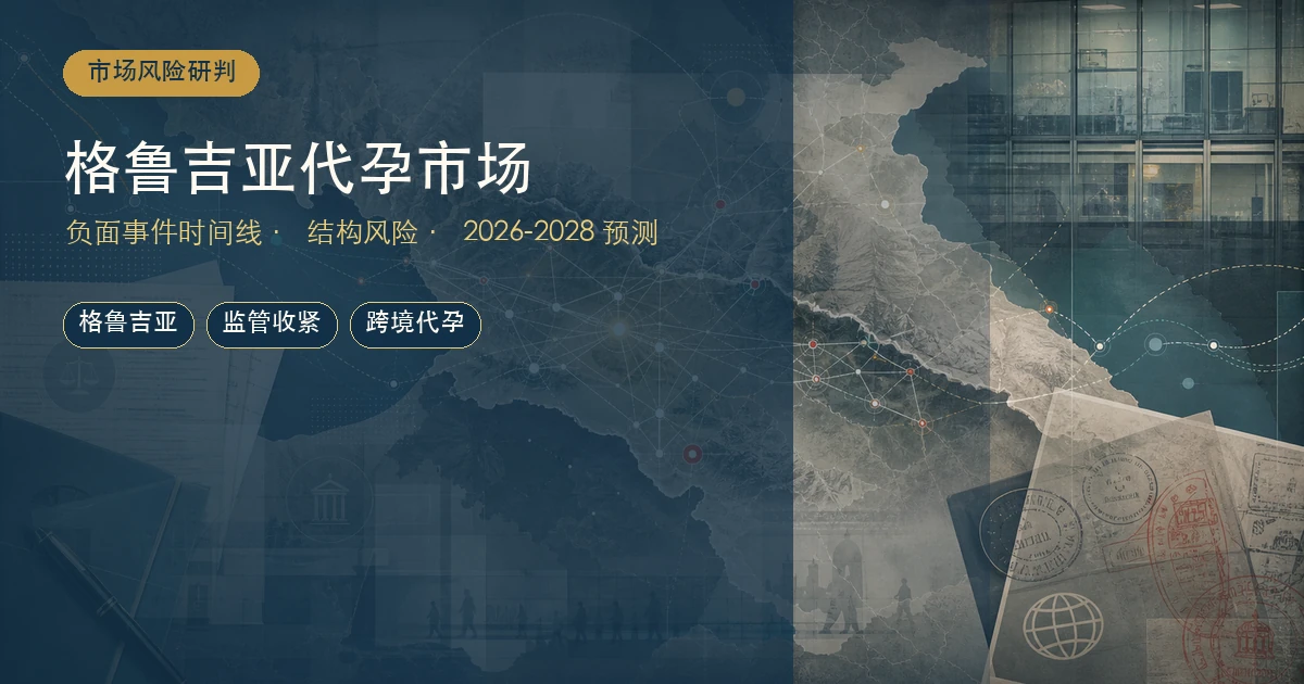 格鲁吉亚代孕市场：负面事件时间线、结构性风险与未来走向