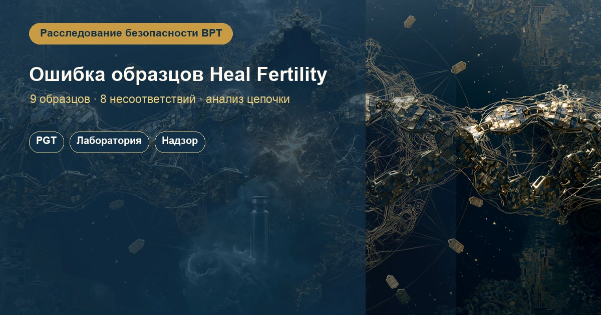 Несоответствие в 8 из 9 образцов: что инцидент в Heal Fertility Hong Kong показал о безопасности ЭКО