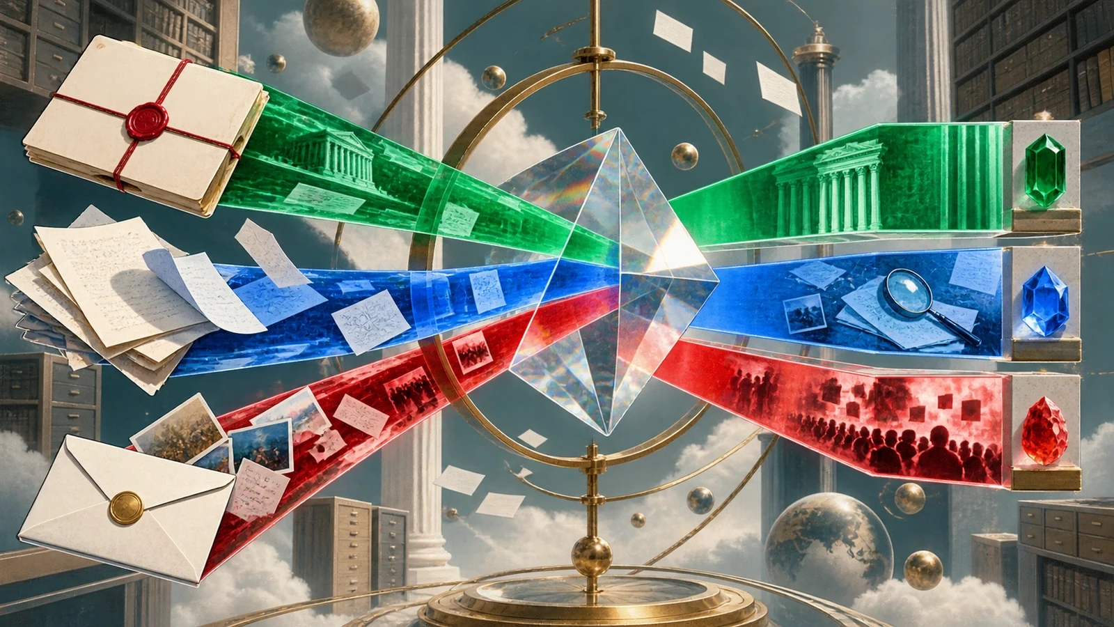 Three evidence streams must remain separate