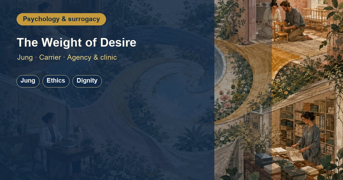 The Weight of Desire: Jung, Surrogacy Ethics, Care and Human Dignity