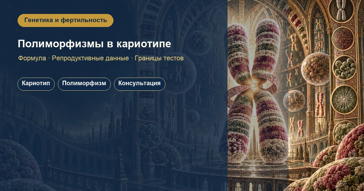 Распространенные хромосомные полиморфизмы в кариотипе: 1qh+, 9qh+, inv(9) и границы методов