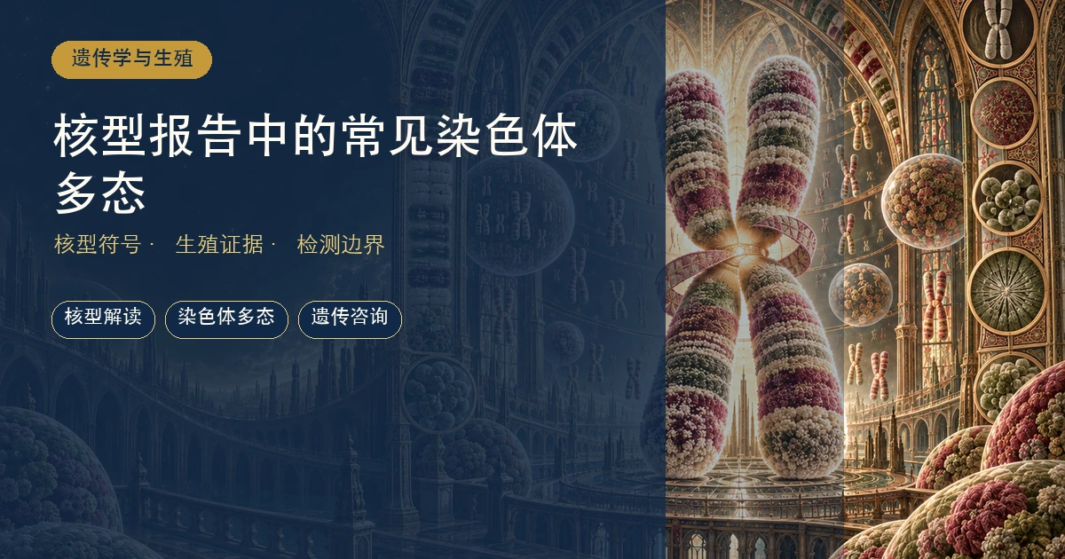 核型报告中的常见染色体多态：1qh+、9qh+、inv(9) 与检测边界