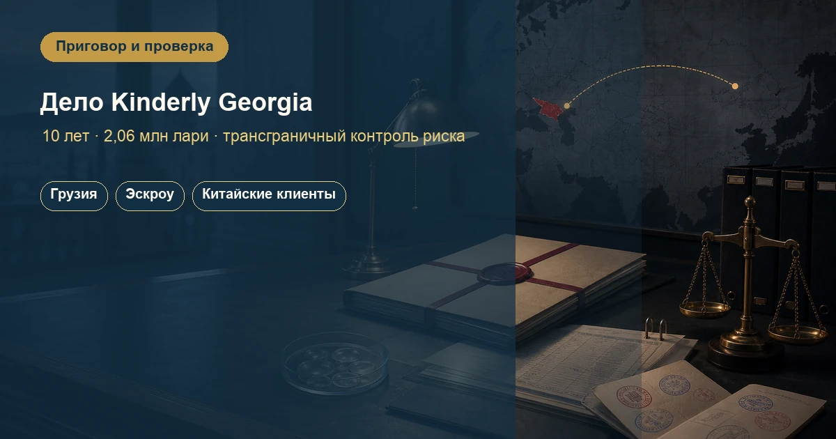 Приговор по делу Kinderly Georgia: что 10 лет лишения свободы говорят о рисках трансграничного суррогатного материнства