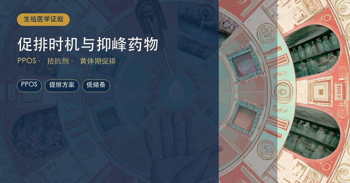 促排时机与抑峰药物：PPOS、拮抗剂与黄体期促排怎么选