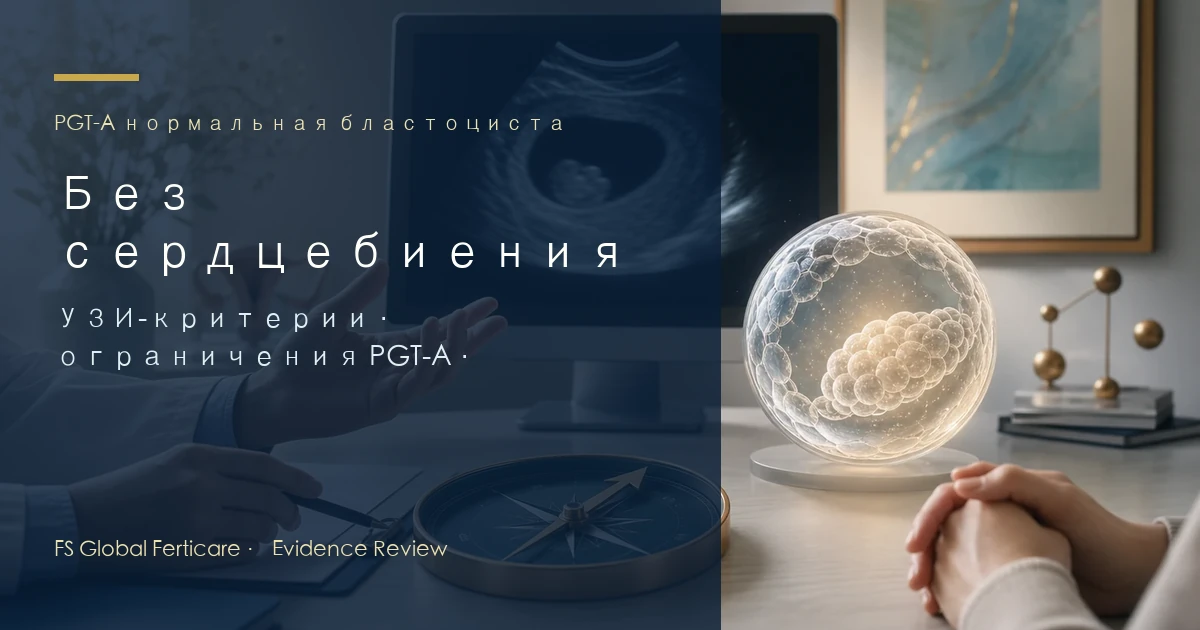 PGT-A нормальная бластоциста без сердцебиения