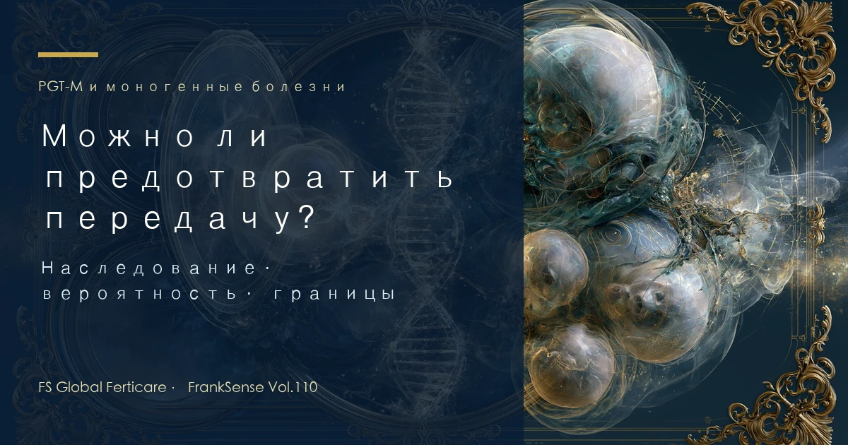 Может ли PGT-M предотвратить передачу моногенного заболевания?