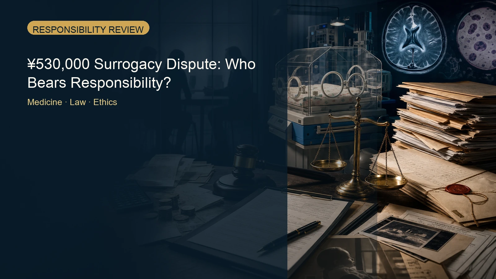¥530,000 Surrogacy Dispute After a Newborn's Death: Separating Medical, Legal and Ethical Responsibility
