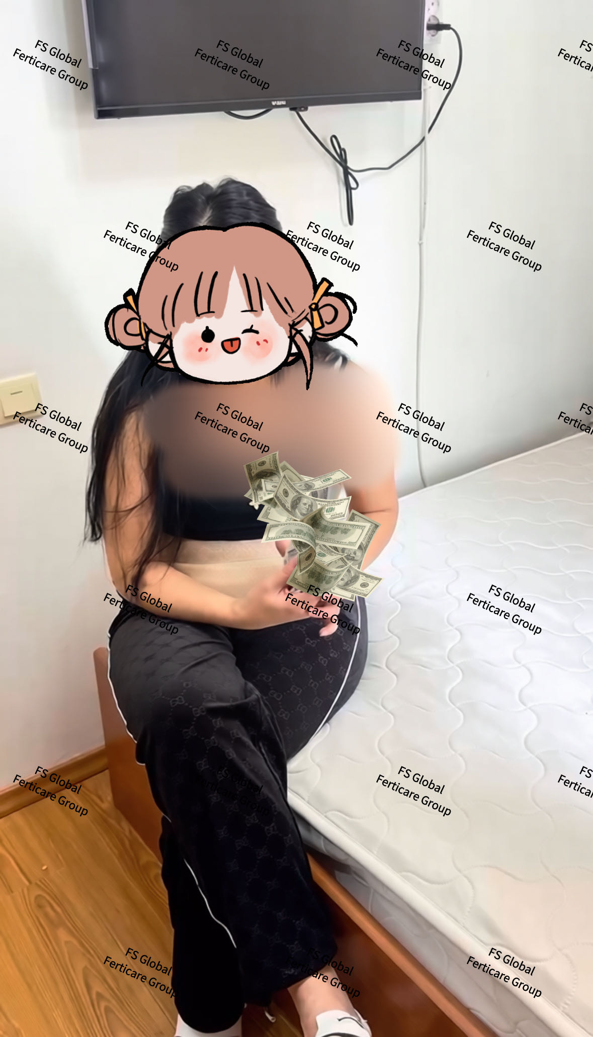 尾款结算后的留影。