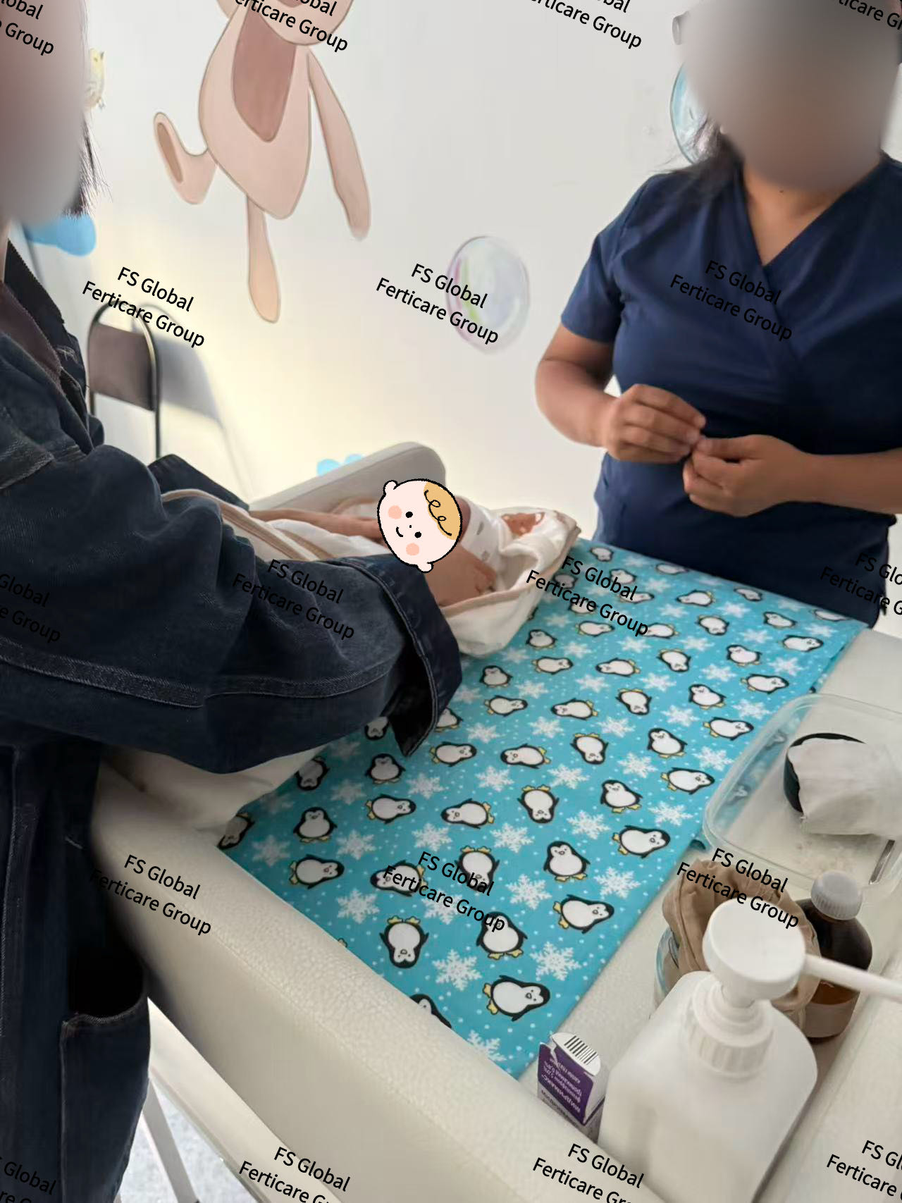 医务人员继续完成当日检查。