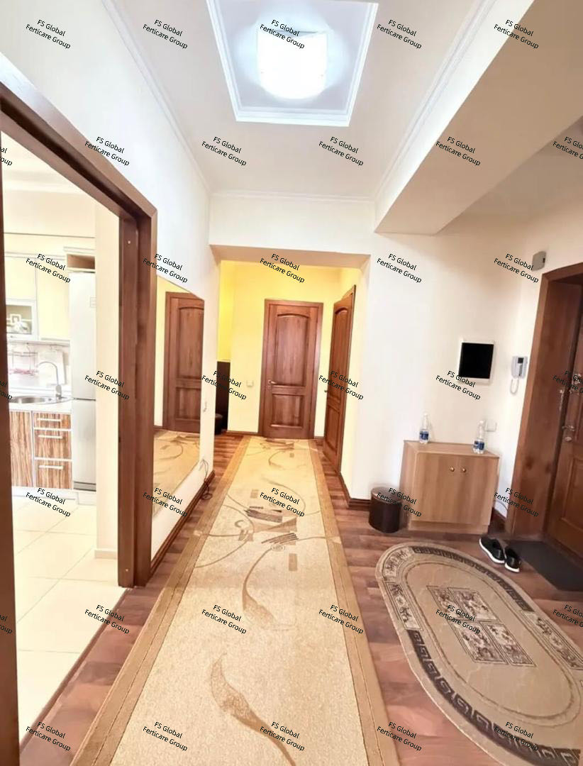 The entrance and common area of the accommodation.