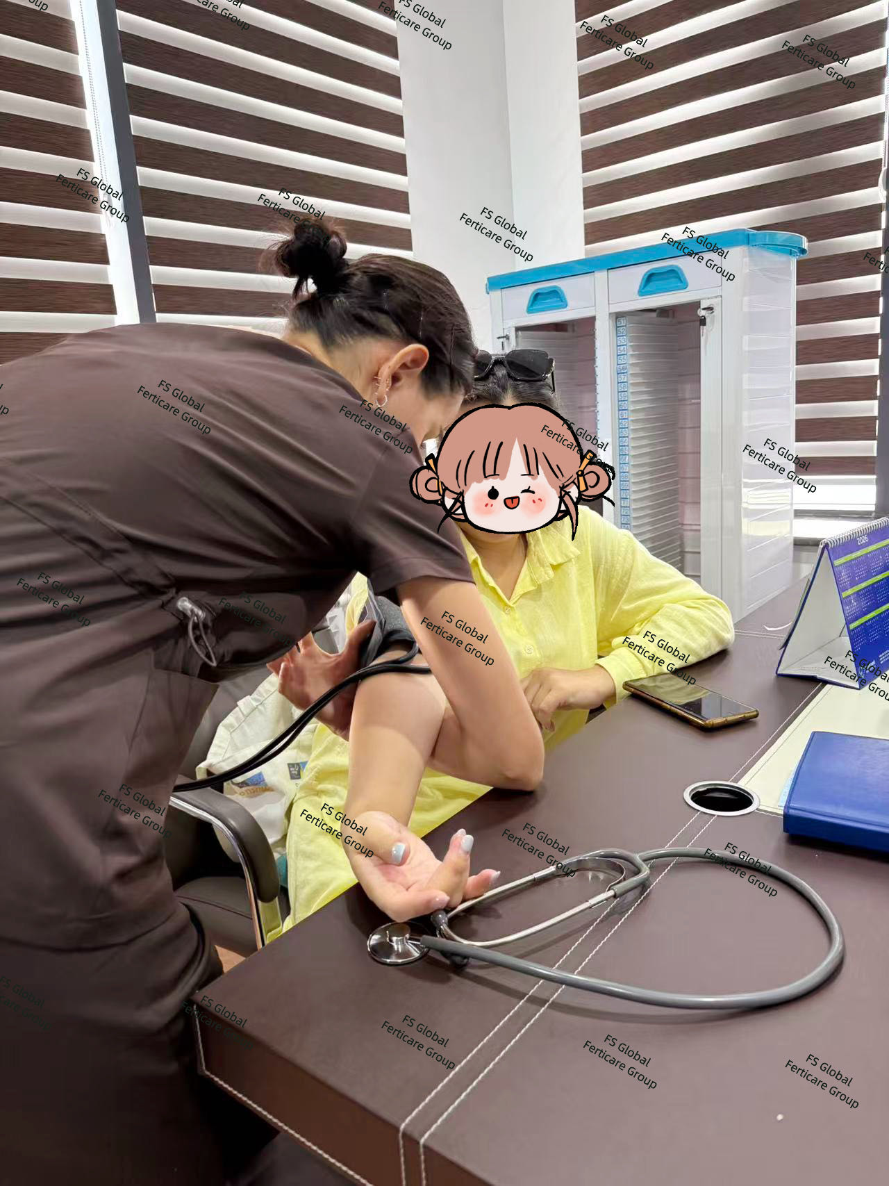A participant completes the scheduled basic checks.